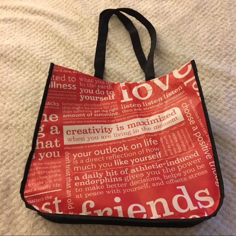 Lululemon reusable tote bag size L